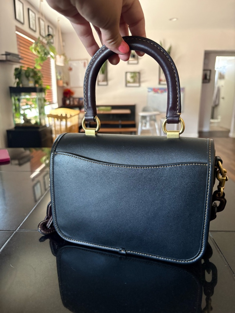 1941 Coach Rogue top handle black - Picture 4 of 10